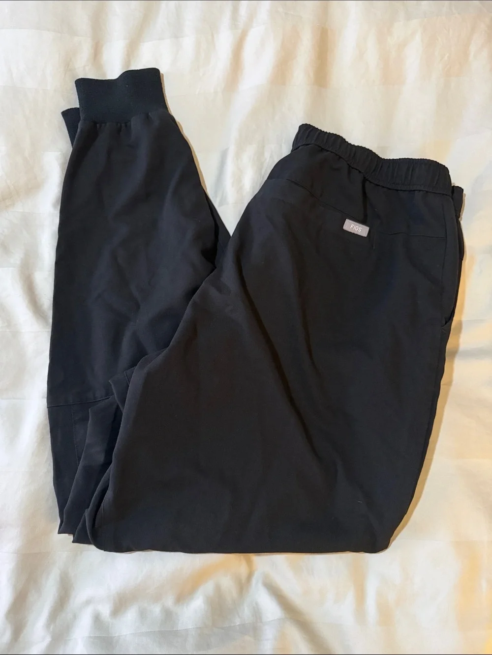 FIGS Men’s Black Scrub Jogger Pant Technical Collection-XL